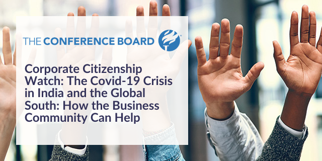 Corporate Citizenship Watch: The Covid-19 Crisis in India and the Global South - How the Business Community Can Help
